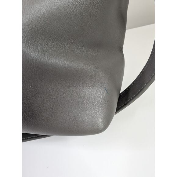 Fawn Design Purse Bag Tote Crossbody Gray Faux Leather - Picture 4 of 10